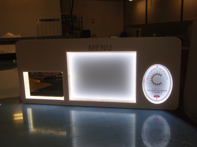 Cadre avec leds